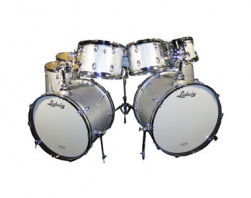 LUDWIG  - CLASSIC MAPLE SILVER SPARKLE